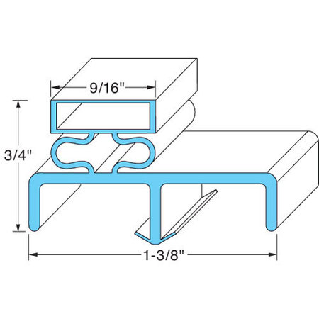 VICTORY Door Gasket23-1/2" X 58" For  - Part# 505969-02 505969-02